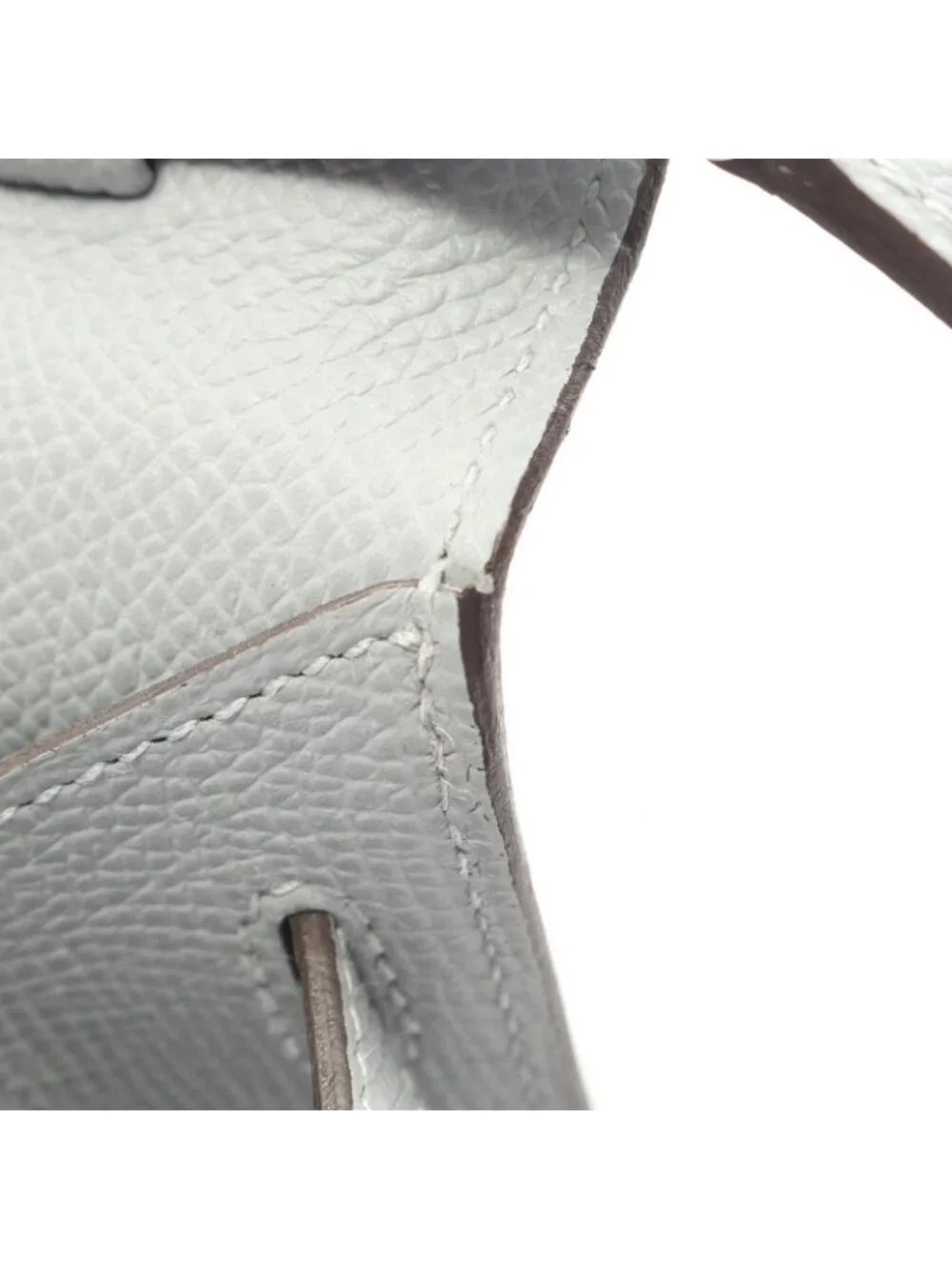 Hermes Shoulder Bag Kelly Long to Go Sellier Gray Pantin